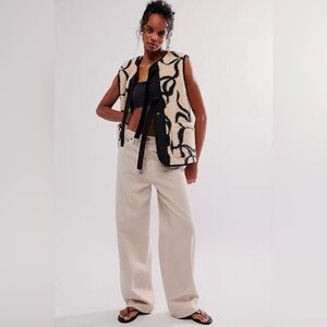 Free People Damson Madder Marta Borg Gilet